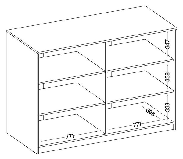 Komoda MALTESA 160 cm do Salonu Sypialni Dąb artisan