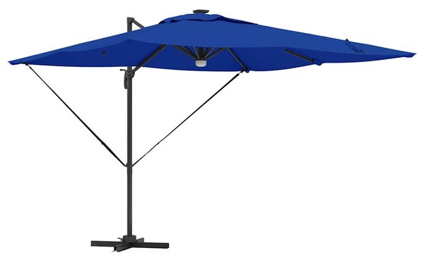 Parasol Roma Niebieski 286 x 284 x 270 cm Aluminium i Poliester
