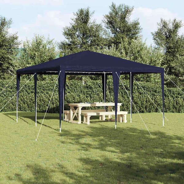 Namiot Imprezowy Niebieski 400 x 400 x 266 cm Polietylen i Stal