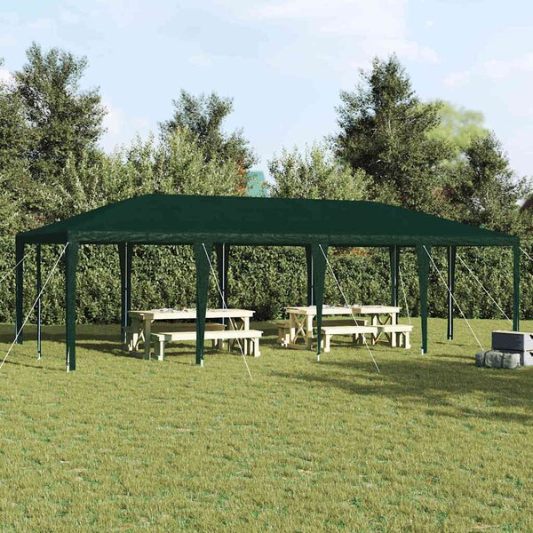 Namiot Imprezowy Zielony 800 x 400 x 266 cm Polietylen i Stal