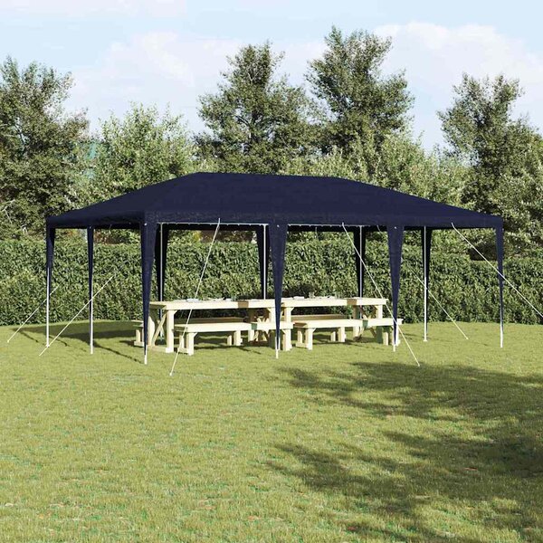 Namiot Imprezowy Niebieski 600 x 400 x 266 cm Polietylen i Stal