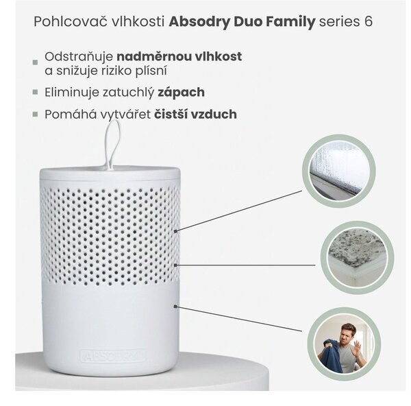 Pochłaniacz wilgoci Absodry Duo Family Bag 6-series – Everbrand Sweden