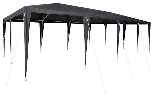 Namiot Imprezowy Antracyt 800 x 400 x 266 cm Polietylen i Stal