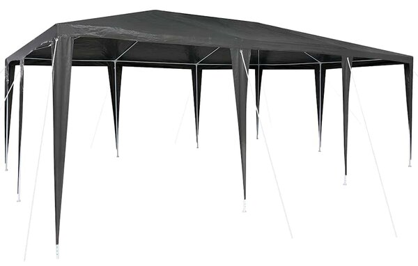 Namiot Imprezowy Antracyt 600 x 400 x 266 cm Polietylen i Stal