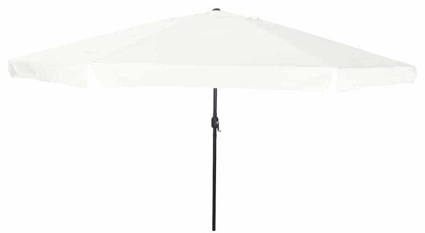 Parasolka ogrodowa piaskowy 394 x 394 x 248 cm Poliester i Stal