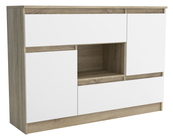 Komoda FIORENZA 120 cm do Salonu Sypialni Dąb sonoma