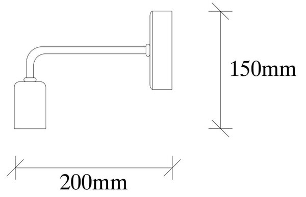 Czarny kinkiet Isidora – Opviq lights