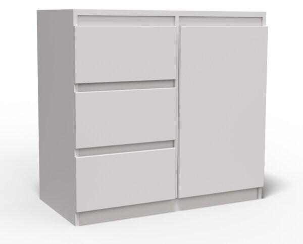 Komoda MERAVIGLIA 80 cm do Salonu Sypialni Biały