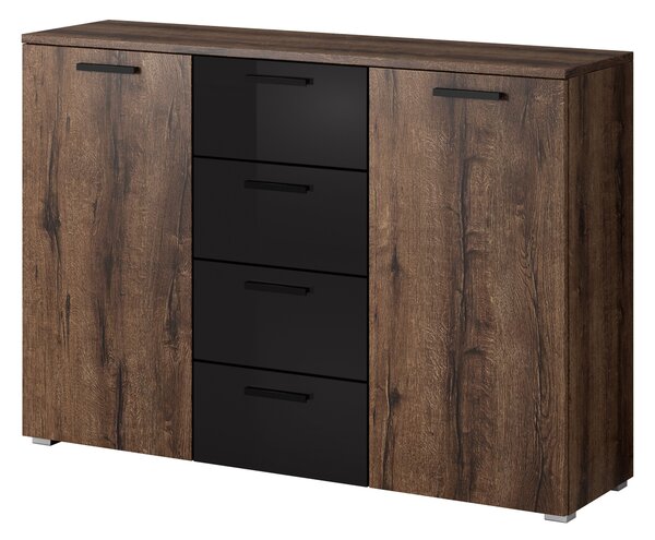 Komoda COSMICO 132 cm do Salonu Sypialni Odcienie brązu