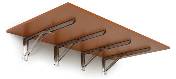 Stół składany na ścianie, 1200 x 600 mm, nośność 60 kg, czereśnia