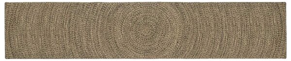 Dywany pokojowe Naturalny i czarny 80 x 400 cm Juta