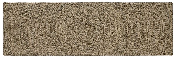 Dywany pokojowe Naturalny i czarny 80 x 200 cm Juta