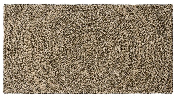 Dywany pokojowe Naturalny i czarny 100 x 200 cm Juta
