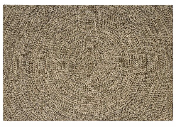 Dywany pokojowe Naturalny i czarny 160 x 230 cm Juta