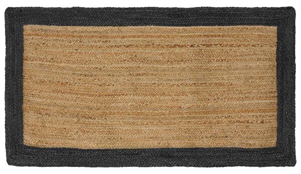 Dywany pokojowe ciemnoszary 80 x 150 cm Juta