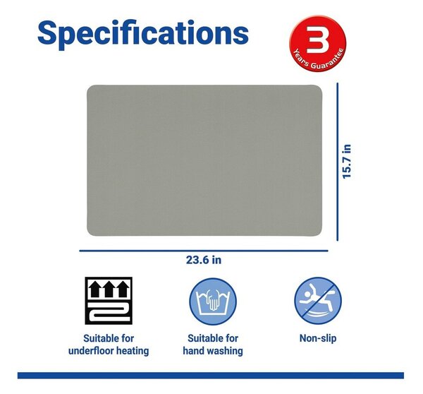 Zielony tekstylny dywanik łazienkowy 40x60 cm Green – Wenko
