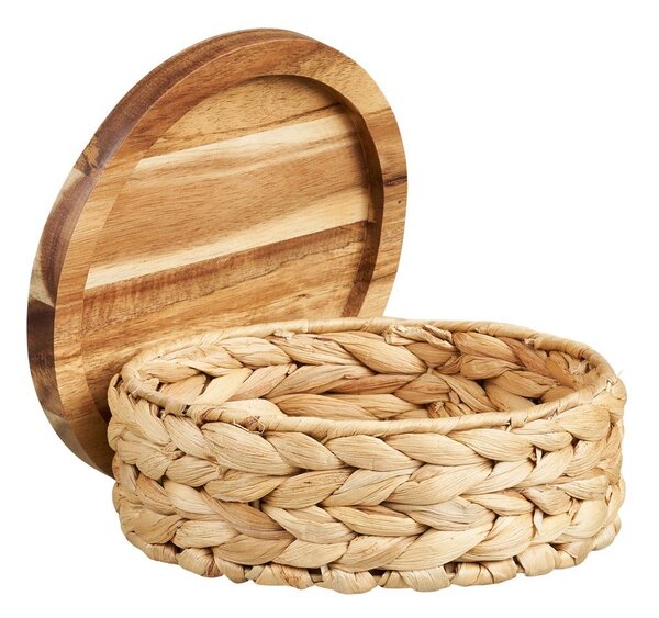 Koszyki z hiacyntu wodnego zestaw 3 szt. ø 30x15 cm Botofte – House Nordic