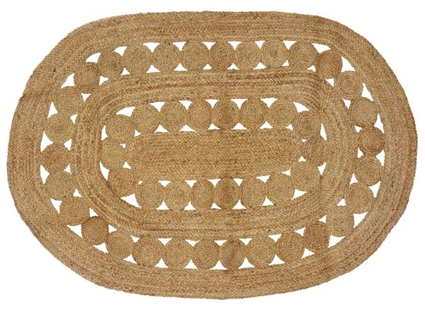 Dywany pokojowe naturalny 122 x 183 cm Juta