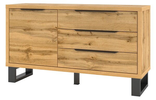 Komoda HALENZA 144 cm do Salonu Sypialni Dąb wotan