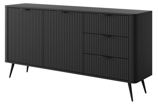 Komoda LANTANA 163 cm do Salonu Sypialni Czarny
