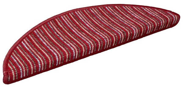 Samoprzylepne maty na schody 15 pcs Czerwony 56 x 17 x 3 cm
