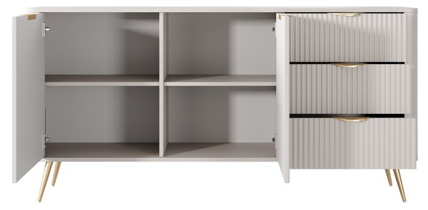 Komoda LANTANA 163 cm do Salonu Sypialni Odcienie beżu