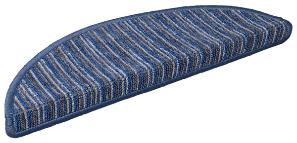 Samoprzylepne maty na schody 15 pcs Niebieski 56 x 17 x 3 cm