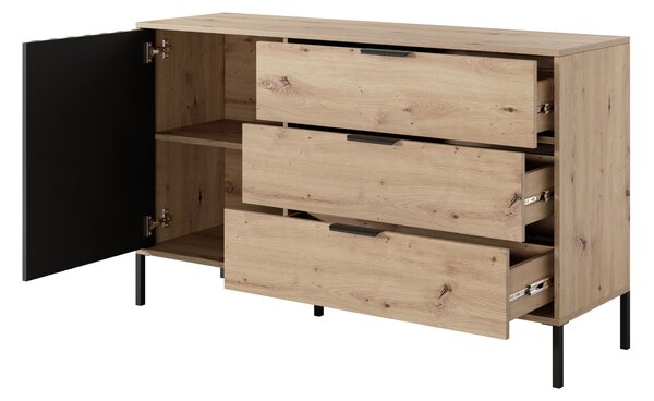 Komoda TALLINO 137 cm do Salonu Sypialni Dąb artisan
