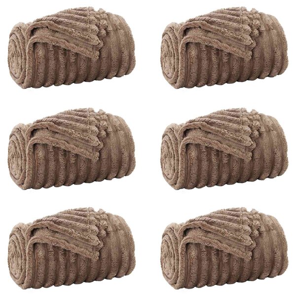 Koce narzutowe 6 szt. Camel 150 x 130 cm 2.85 Polar