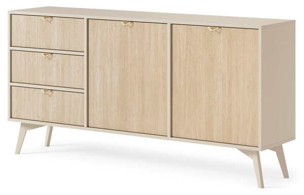 Komoda FORESTA 158 cm do Salonu Sypialni Odcienie beżu