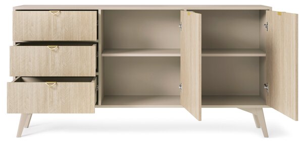 Komoda FORESTA 158 cm do Salonu Sypialni Odcienie beżu
