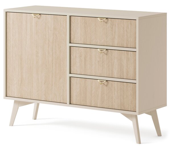 Komoda FORESTA 106 cm do Salonu Sypialni Odcienie beżu