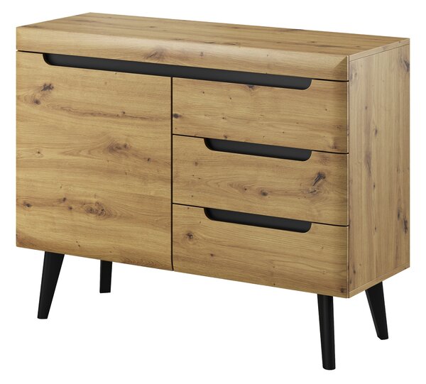 Komoda NORDICO 107 cm do Salonu Sypialni Dąb artisan