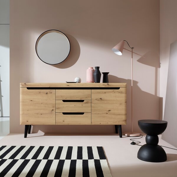 Komoda NORDICO 160 cm do Salonu Sypialni Dąb artisan