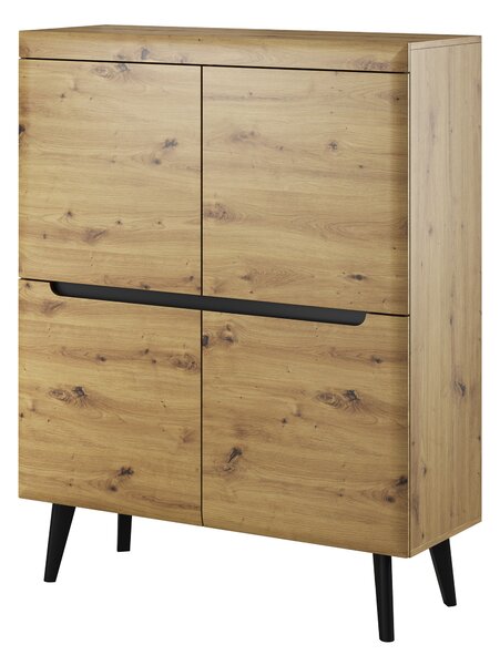 Komoda NORDICO 107 cm do Salonu Sypialni Dąb artisan
