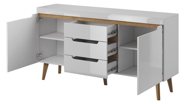 Komoda NORDICO 160 cm do Salonu Sypialni Biały