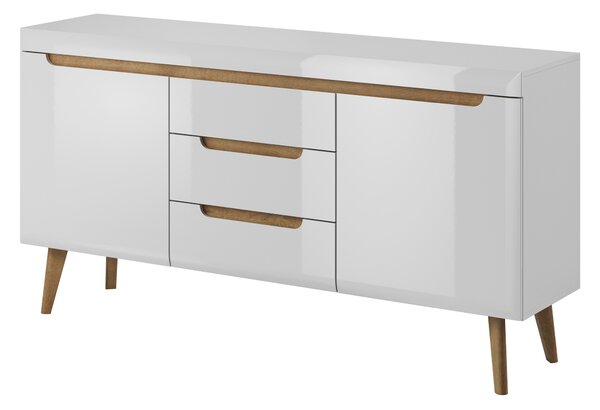 Komoda NORDICO 160 cm do Salonu Sypialni Biały