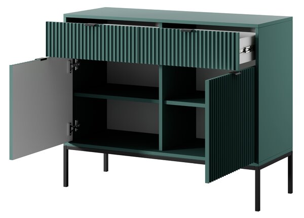 Komoda STELLARE 104 cm do Salonu Sypialni Odcienie zieleni