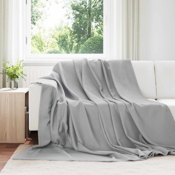 Koce narzutowe 6 szt. Szary 240 x 220 cm 4.28 Polar