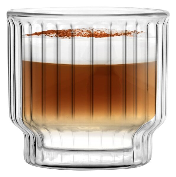 Zestaw 2 szklanek z podwójną ścianką Vialli Design, 260 ml