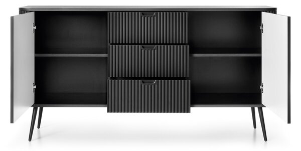 Komoda ZENZERO 168 cm do Salonu Sypialni Czarny