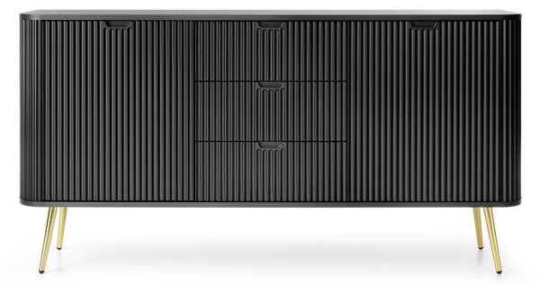 Komoda ZENZERO 168 cm do Salonu Sypialni Czarny