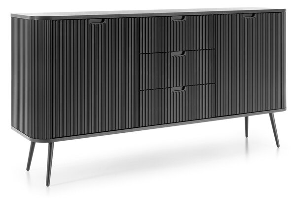 Komoda ZENZERO 168 cm do Salonu Sypialni Czarny