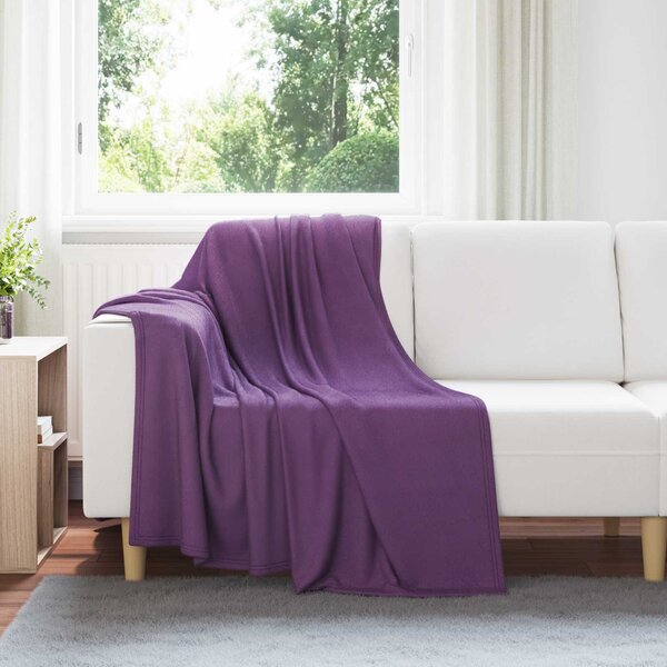Koce narzutowe 24 szt. Fioletowy 170 x 130 cm 7.43 Polar