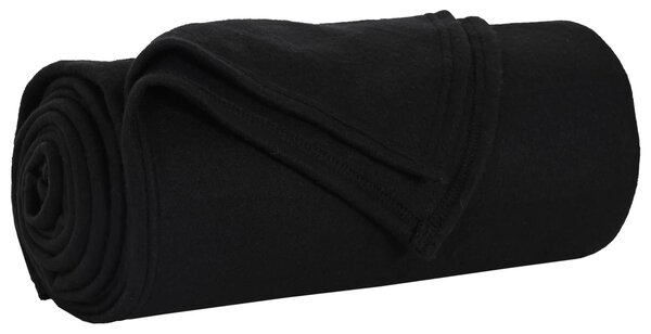 Koce narzutowe 24 szt. Czarny 170 x 130 cm 7.43 Polar