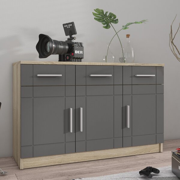 Komoda PERUGIA 103 cm do Salonu Sypialni Dąb sonoma