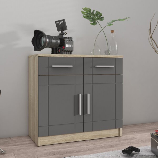 Komoda PERUGIA 69 cm do Salonu Sypialni Dąb sonoma