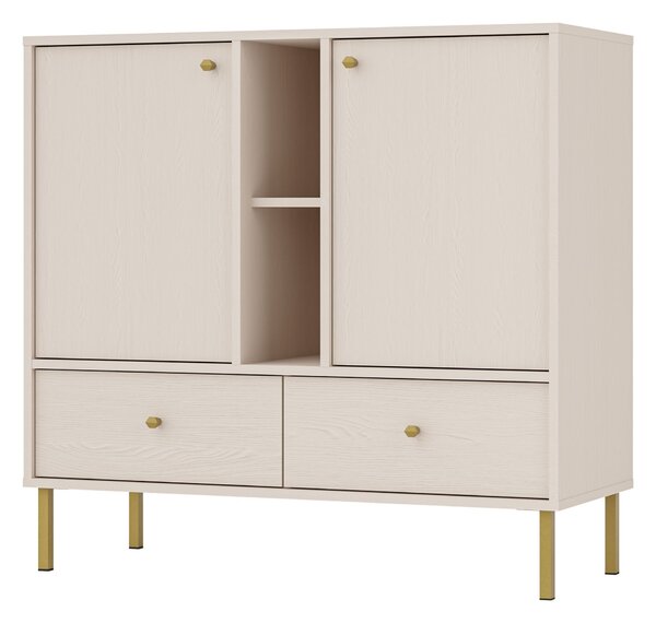 Komoda TORINO 100 cm do Salonu Sypialni Odcienie beżu