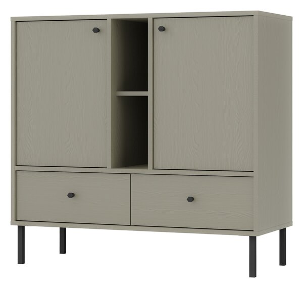 Komoda TORINO 100 cm do Salonu Sypialni Odcienie zieleni
