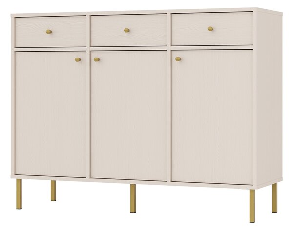 Komoda TORINO 125 cm do Salonu Sypialni Odcienie beżu